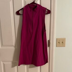 Pink mock turtleneck with quarter zip torrid